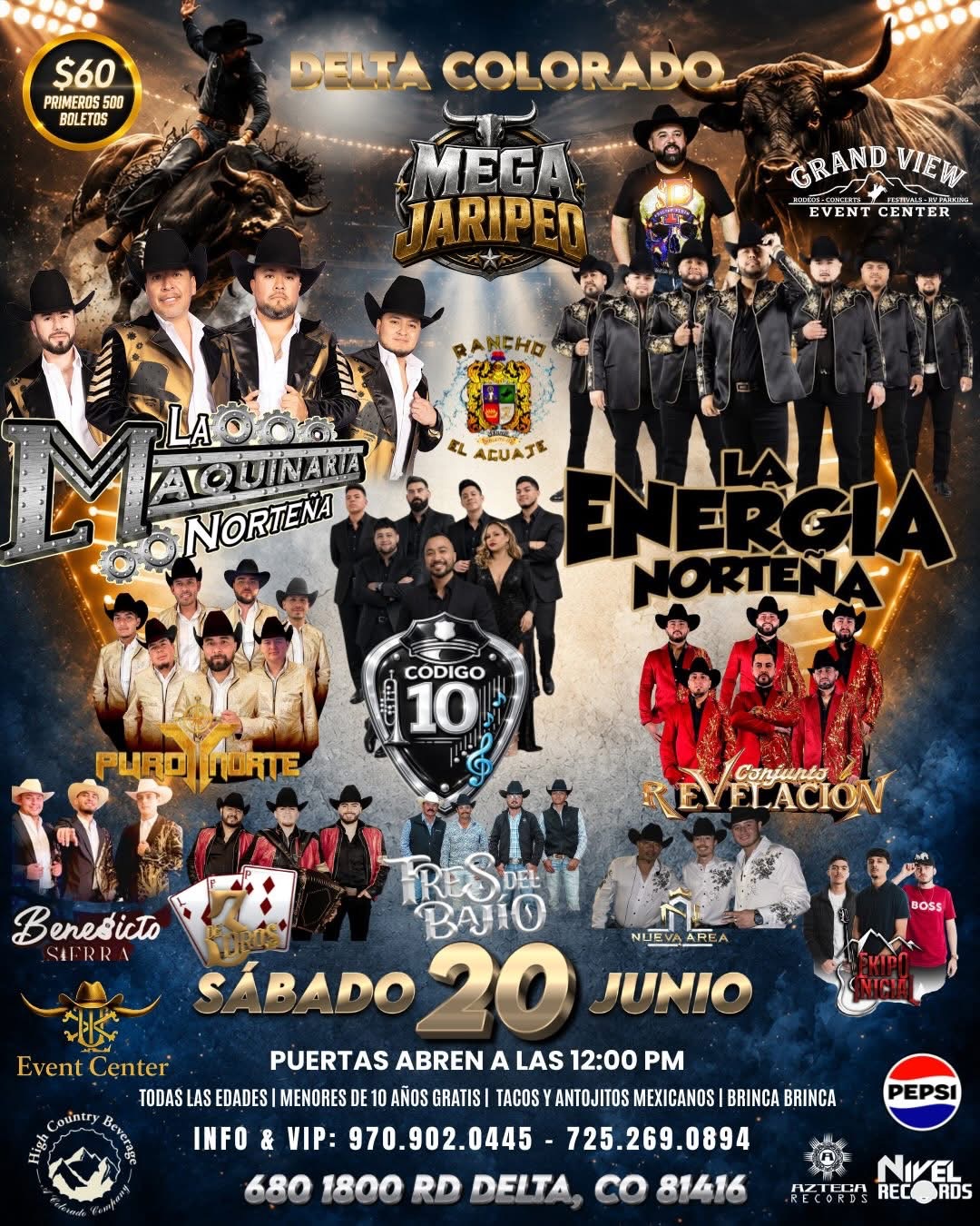 Mega Jaripeo — 20 de junio, 2026