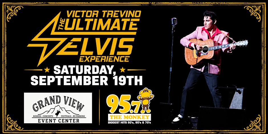 Ultimate Elvis Experience with Victor Trevino Jr. — Saturday, September 19, 2026 at Grand View Event Center